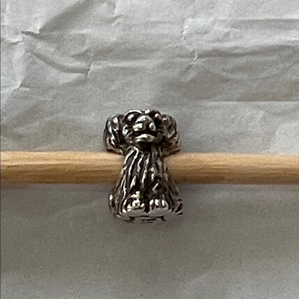 Sterling Silver Puppy Dog Charm